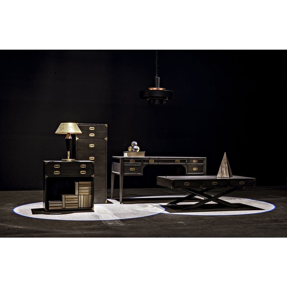 Blau 22.5 inch 60.00 watt Matte Black Table Lamp Portable Light