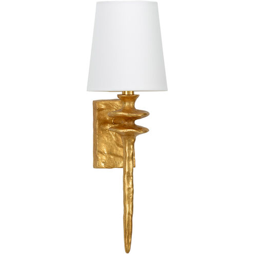 Wildwood 1 Light 4 inch Antique Gold Leaf Sconce Wall Light