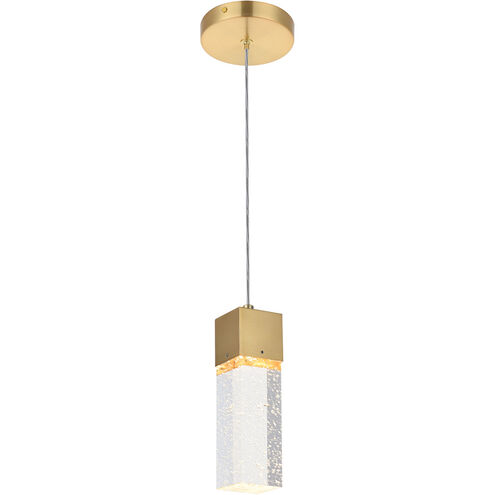 Novastella LED 5 inch Gold Pendant Ceiling Light