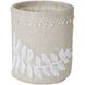 Linen Fern 4 inch Candleholder