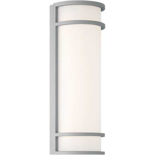 Cove 1 Light 18 inch Satin Outdoor Wall Sconce