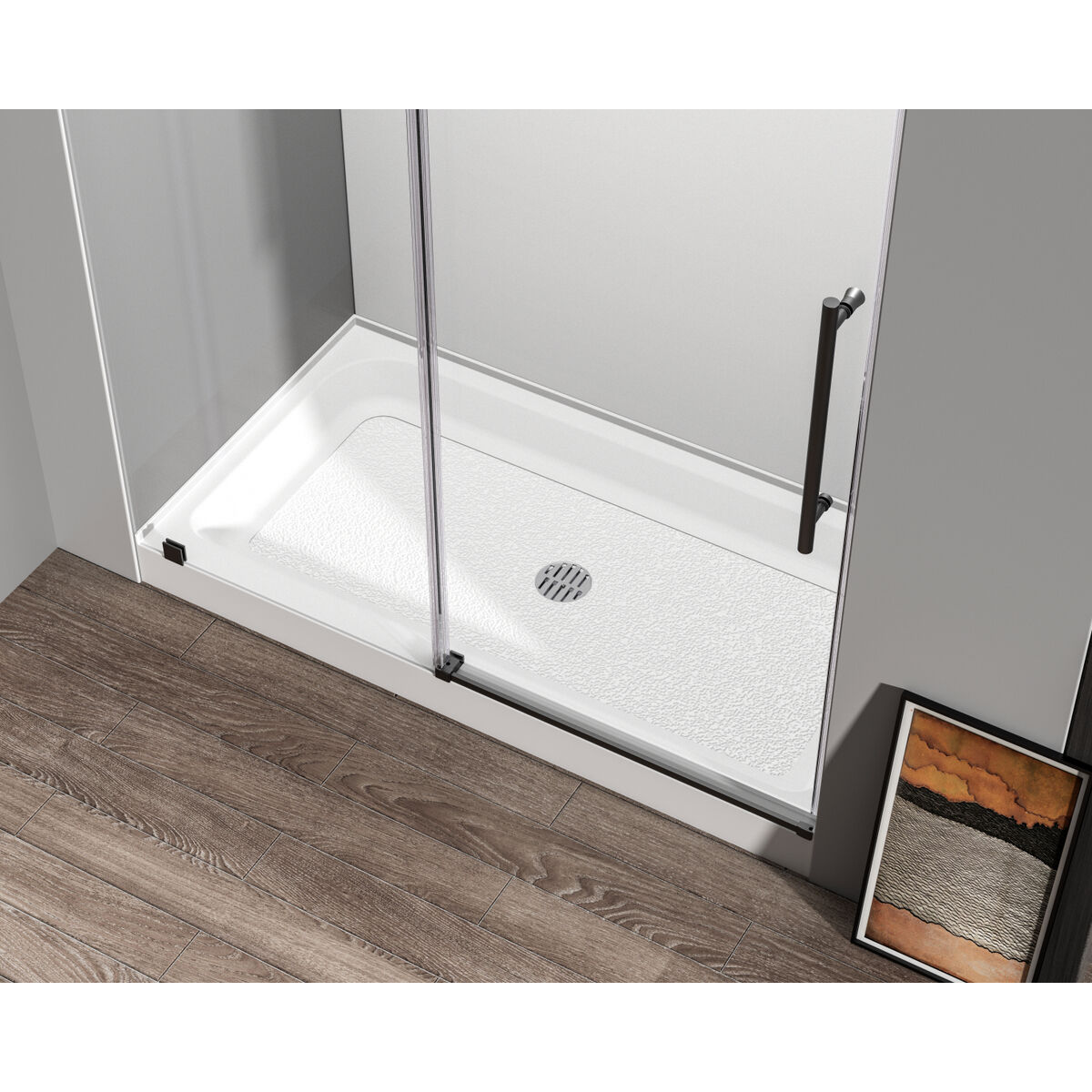Laredo Glossy White Shower Base