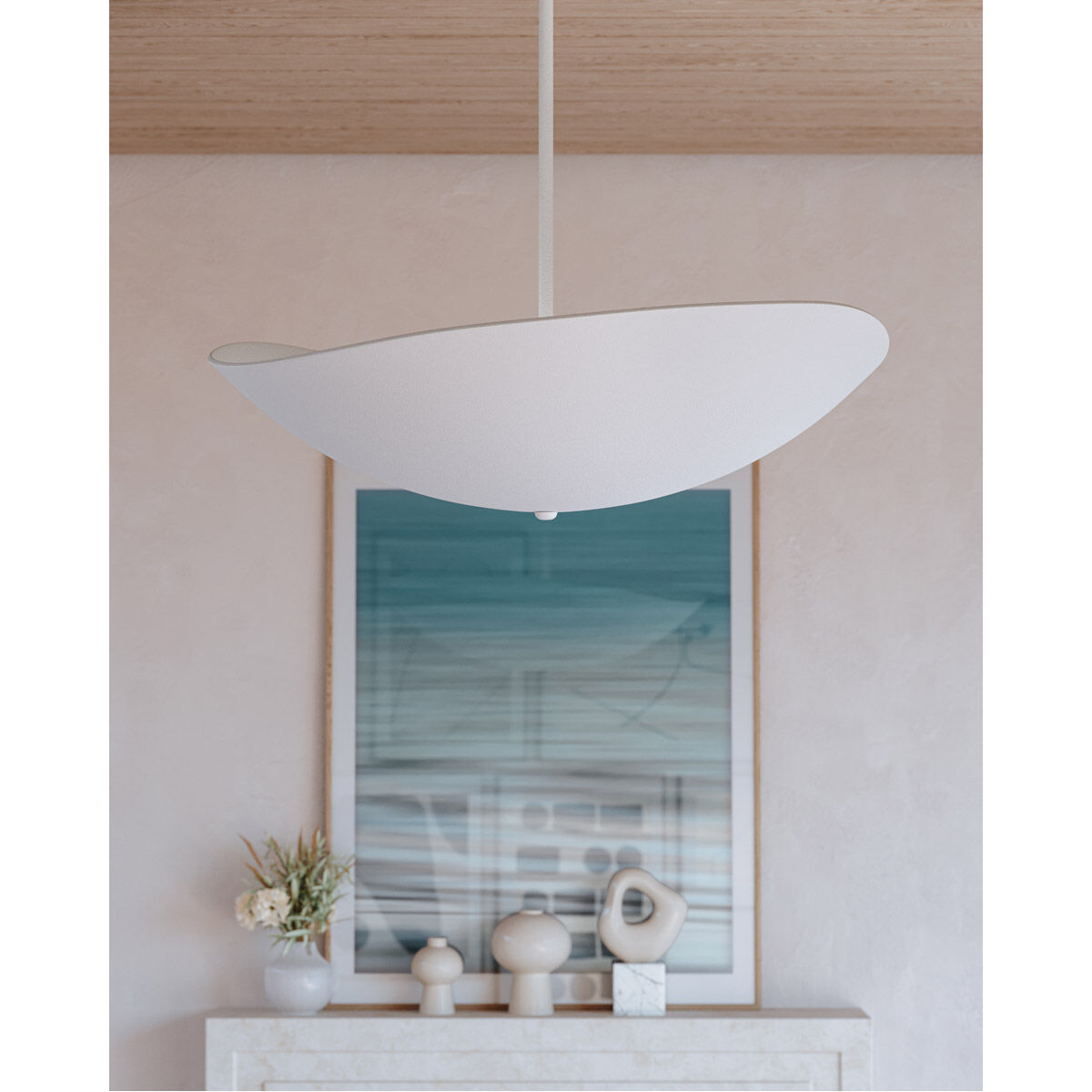 White plaster ceiling light hot sale