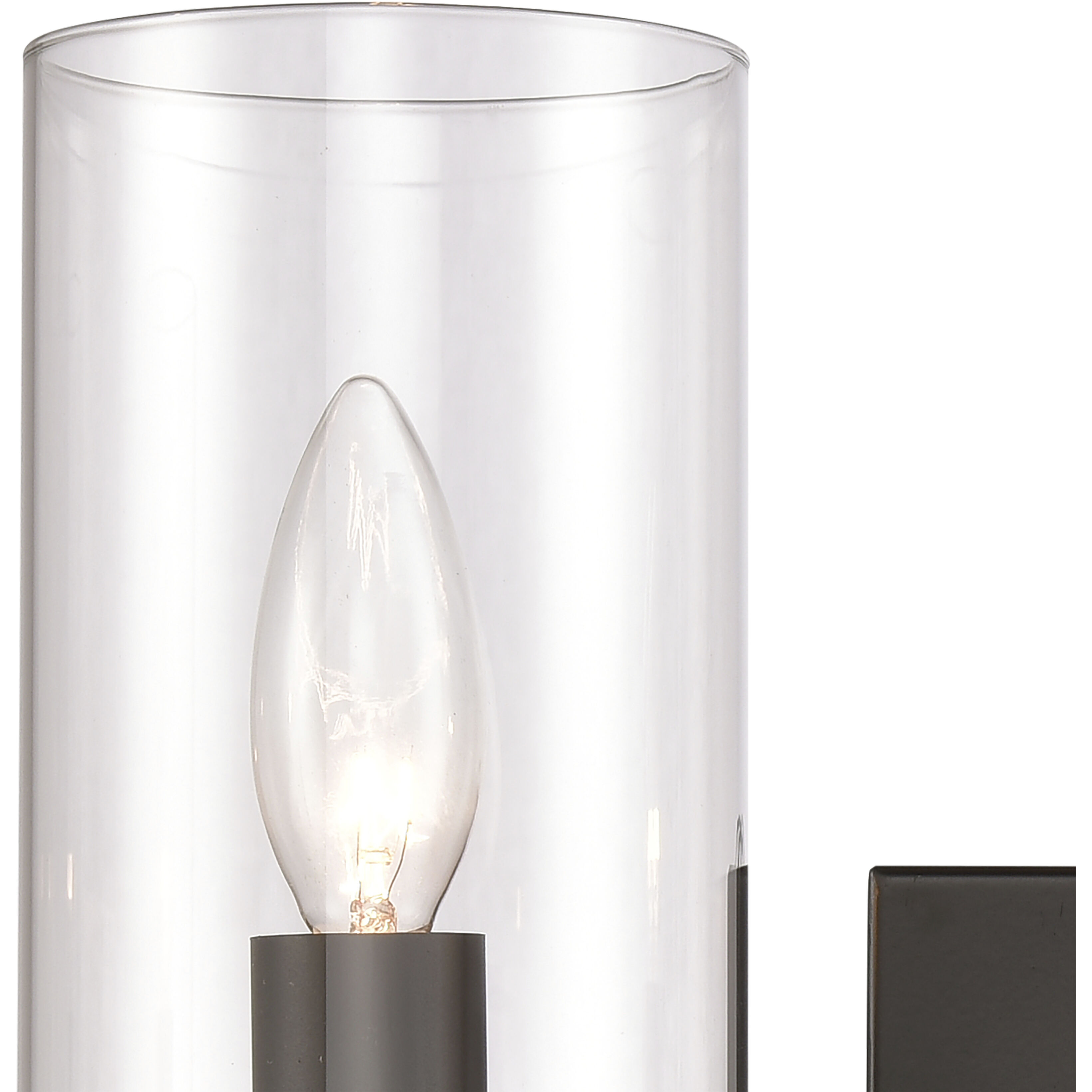 Oakland Vanity Light Wall Light in Black