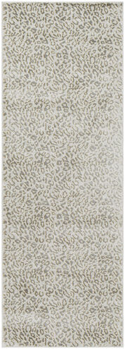 Tibetan 91 X 31 inch Medium Gray Rug, Runner