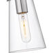 Kira 1 Light 5 inch Chrome Pendant Ceiling Light