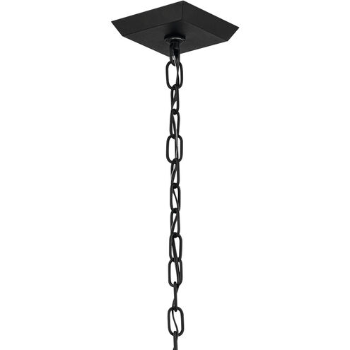 Mathus 2 Light 10.75 inch Black Textured Outdoor Hanging Pendant