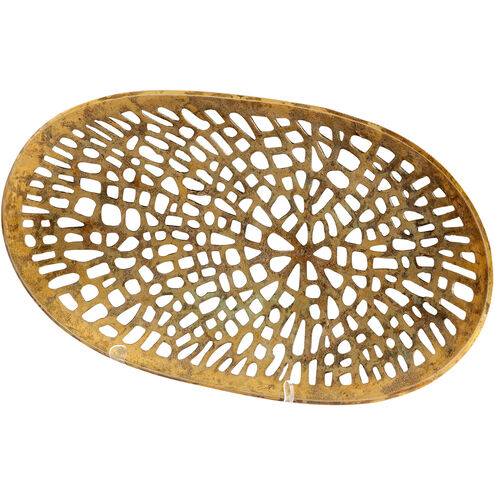 Caught In Your Web Antique Brass Container