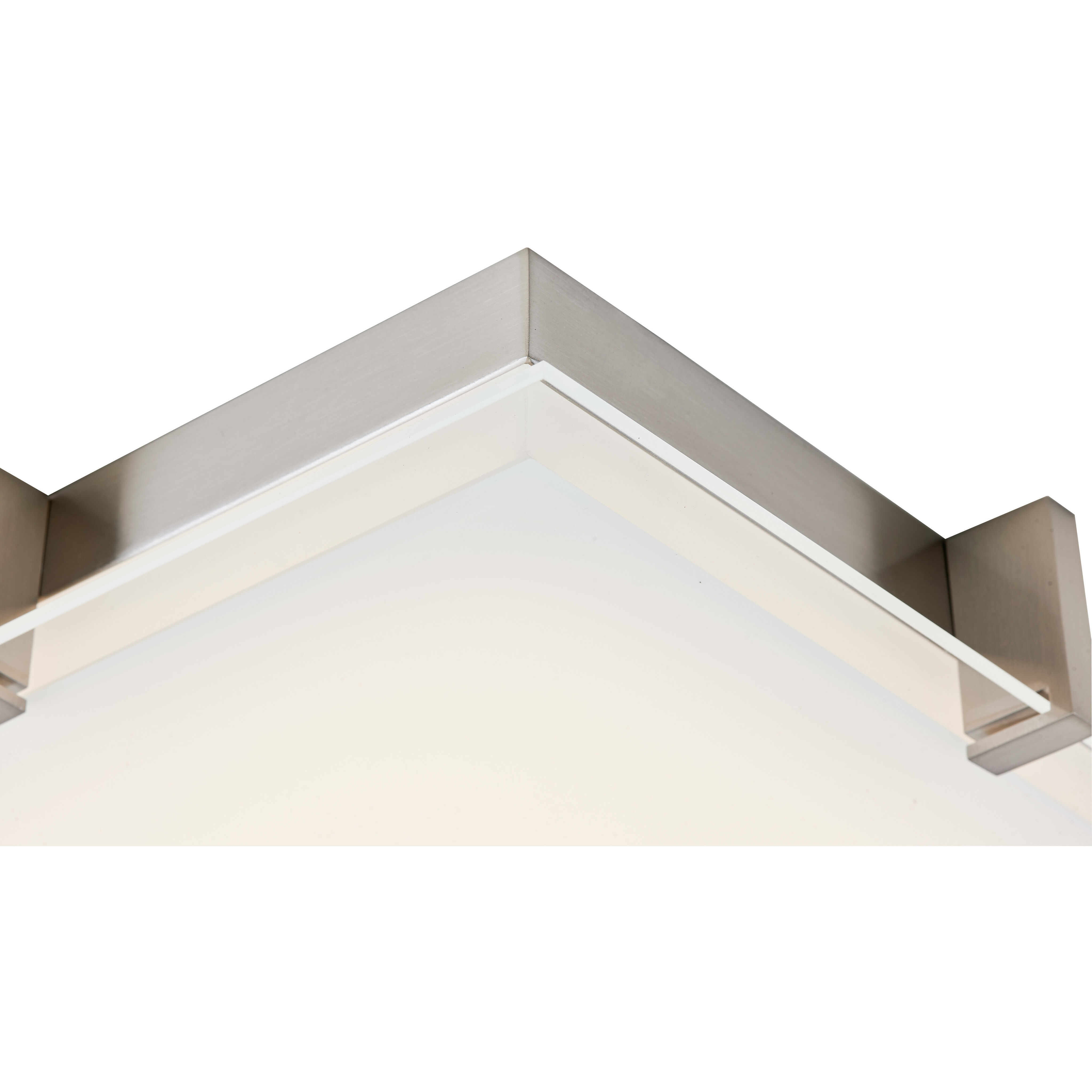 Matrix LED 12.2 inch Brushed Nickel Flush Mount Ceiling Light