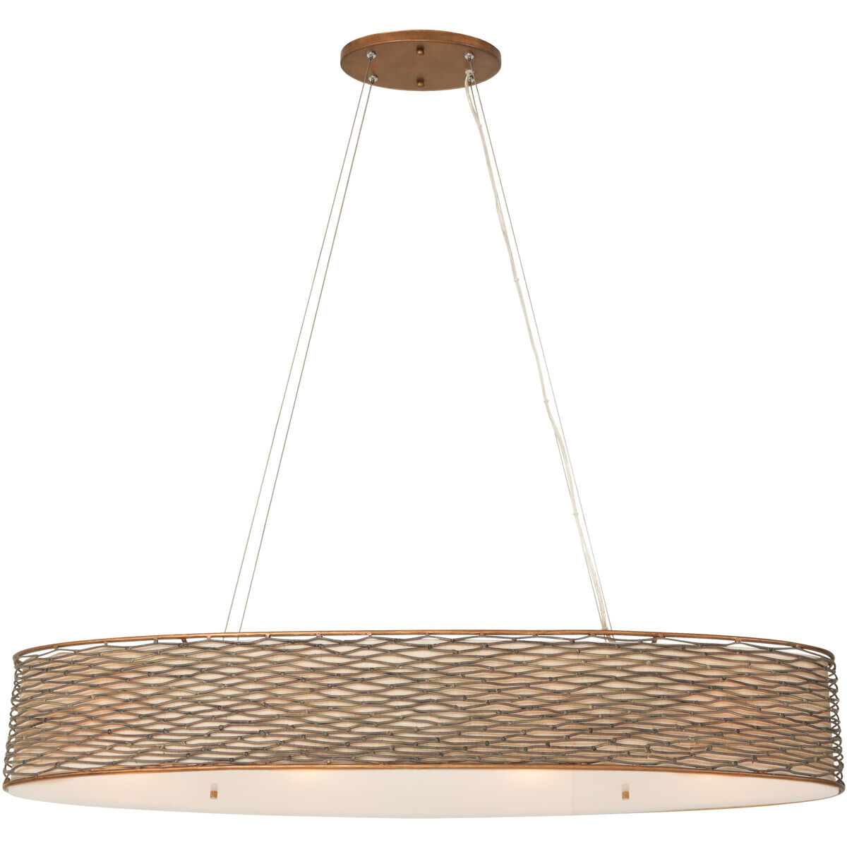 Flow Linear Pendant Ceiling Light in 4