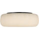 Kelly Wearstler Formosa LED 17 inch Alabaster and Bronze Flush Mount Ceiling Light