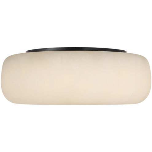 Kelly Wearstler Formosa LED 17 inch Alabaster and Bronze Flush Mount Ceiling Light
