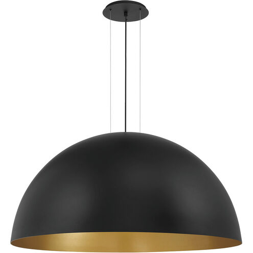 Laverton 1 Light 47 inch Gold and Black Chandelier Ceiling Light