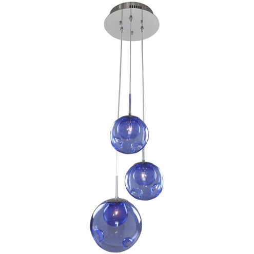 Meteor 3 Light 10.00 inch Pendant