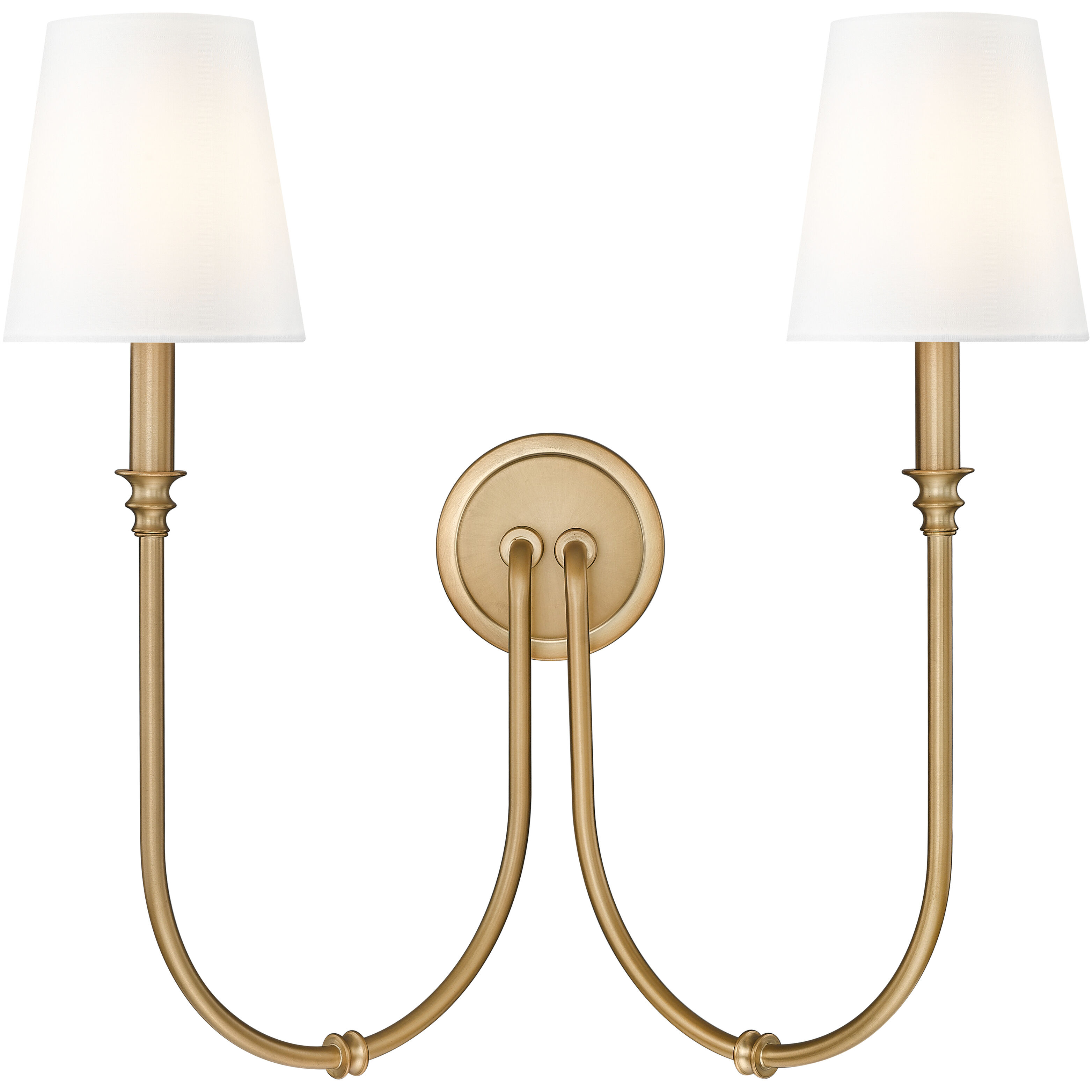 Jisele Wall Sconce Wall Light in Rubbed Brass