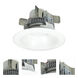 Cobalt Click Matte Powder White Recessed Light in 3000K, 750