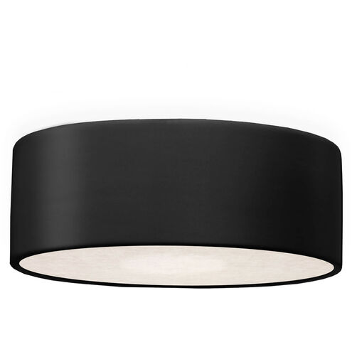 Radiance Collection LED 8.25 inch Carbon Matte Black Outdoor Flush-Mount