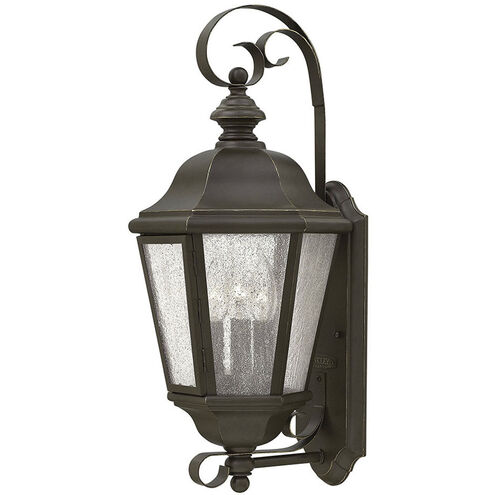 Estate Series Edgewater LED 21 inch Oil Rubbed Bronze Outdoor Wall Mount Lantern, Medium