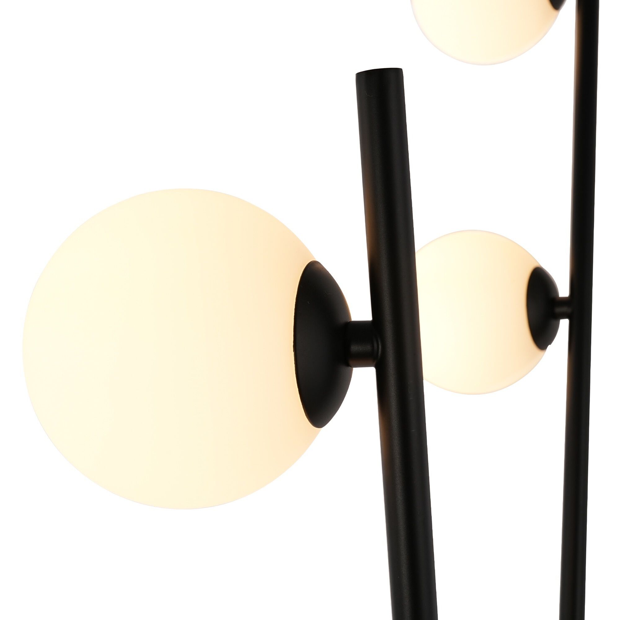 Cortina 65.35 inch 10 watt Black and Brushed Brass Floor Lamp Portable Light