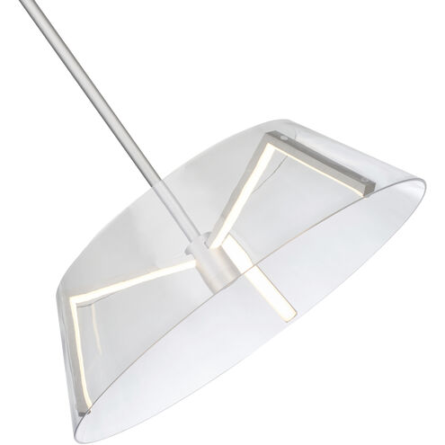 Cone LED 27 inch Brushed Nickel Linear Pendant Ceiling Light