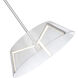 Cone LED 27 inch Brushed Nickel Linear Pendant Ceiling Light