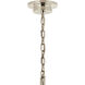 Carrick 10 Light Polished Nickel Chandelier Ceiling Light, 1 Tier Large