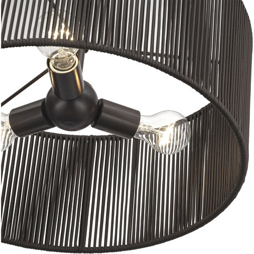 Acordia 3 Light 18 inch English Bronze Pendant Chandelier Ceiling Light