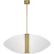 Sean Lavin Nyra 1 Light 52.1 inch Plated Brass Line-Voltage Pendant Ceiling Light