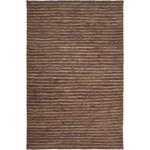 Dominican 36 X 24 inch Wheat, Dark Brown Rug