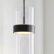 Sean Lavin Manette Grande LED 5 inch Black/Black Pendant Ceiling Light in Clear Glass, Integrated LED