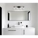 Mansfield 4 Light 34 inch Matte Black Vanity Light Wall Light