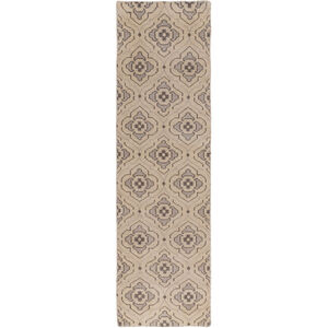 Cypress 96 X 30 inch Neutral and Neutral Runner, Wool