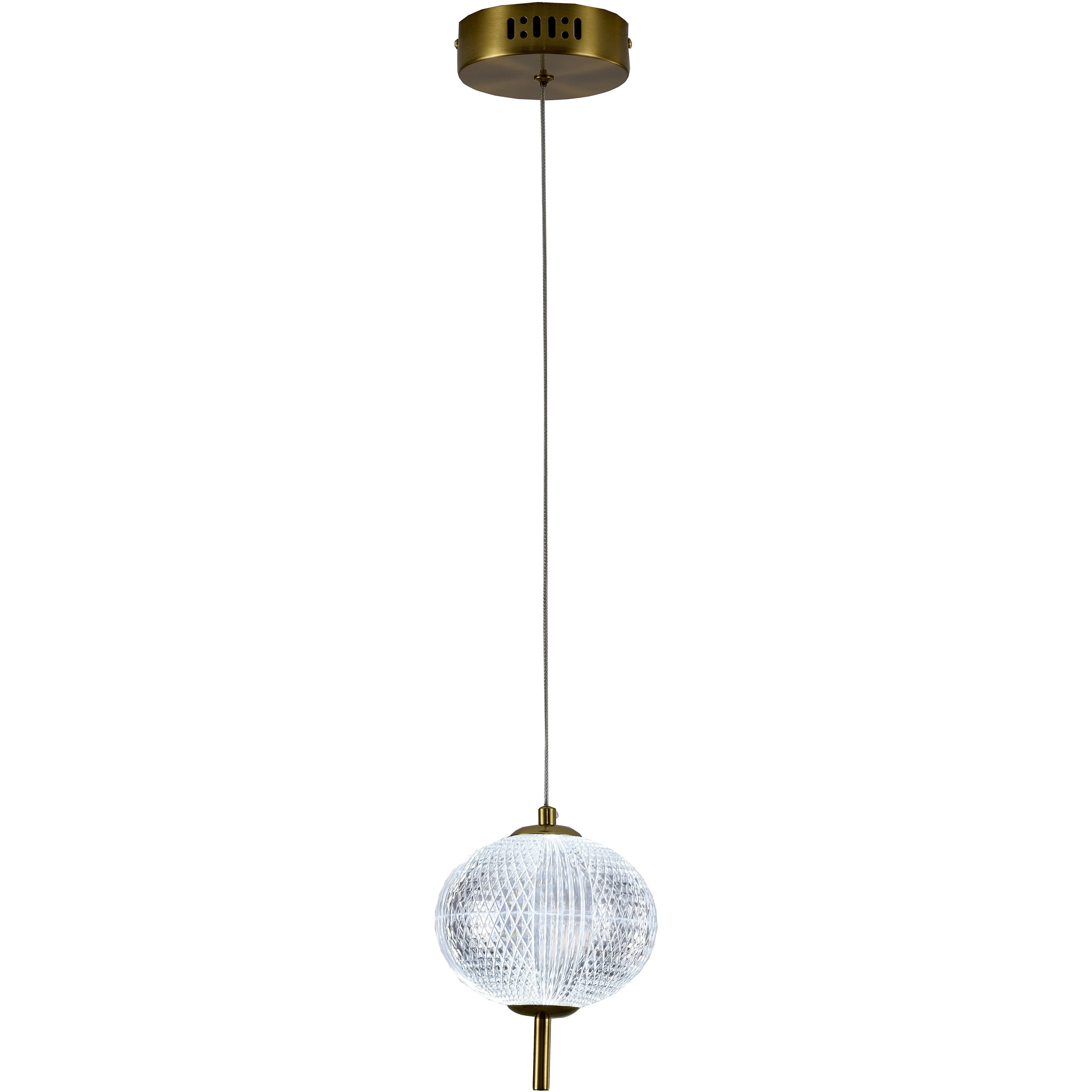 Canada Pendant Ceiling Light in Brass