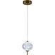 Canada Pendant Ceiling Light in Brass