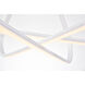 Dahlia LED 26.6 inch White Pendant Ceiling Light