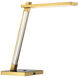 Sauvity 20.25 inch 18.00 watt Soft Brass and Coal Table Lamp Portable Light