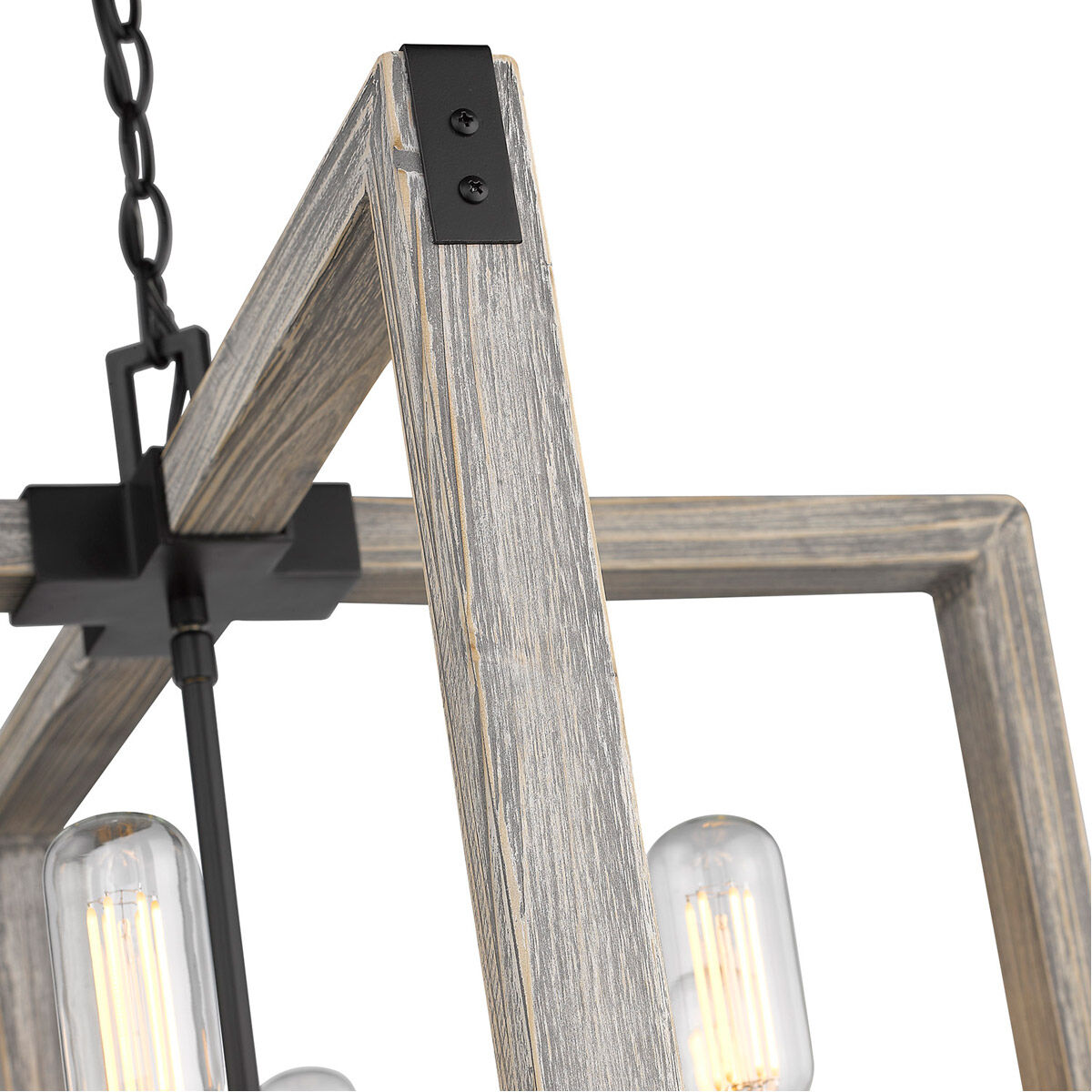 Lowell 6 Light 26.75 inch Matte Black Chandelier Ceiling Light