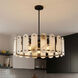 Antolini 5 Light 28.5 inch Black Cashmere Pendant Ceiling Light