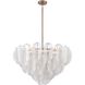 Chateau 13 Light 31.5 inch Satin Brass Pendant Ceiling Light