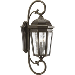 Gilford 3 Light 31 inch Antique Bronze Outdoor Wall Lantern, Large, Design Series