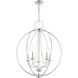 Arabella 5 Light 22 inch Polished Chrome Chandelier Ceiling Light