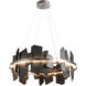 Ardesia LED 38 inch Sterling Pendant Ceiling Light, Circular