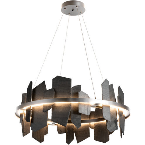 Ardesia LED 38 inch Sterling Pendant Ceiling Light, Circular