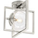 Atwell 1 Light 10 inch Brushed Nickel Semi-Flush Mount Ceiling Light