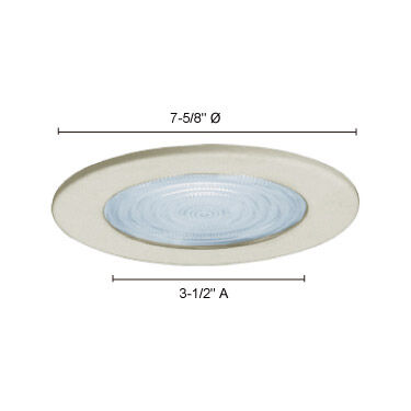 Signature White Recessed Lighting Trim