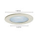 Signature White Recessed Lighting Trim