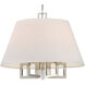 Westwood 5 Light 16 inch Polished Nickel Chandelier Ceiling Light