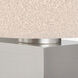 Keno 1 Light 5.5 inch Satin Nickel Vanity Light Wall Light in Halogen, White Sand Glass