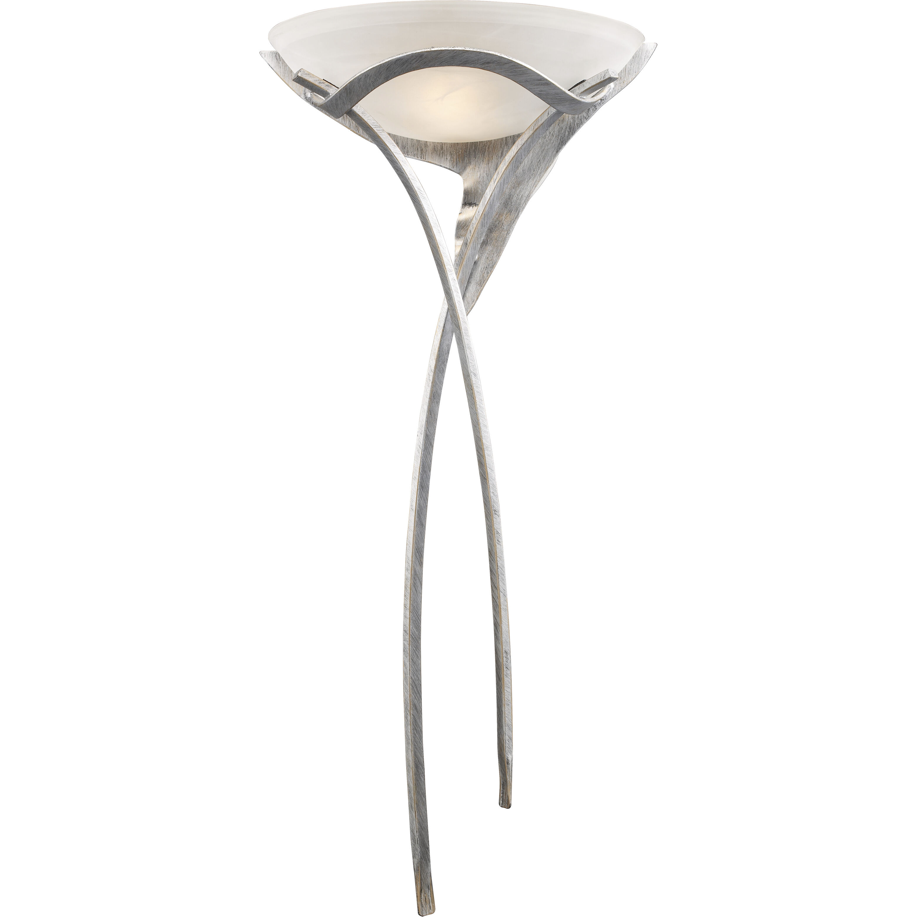 Aurora 1 Light 16 inch Tarnished Silver Sconce Wall Light