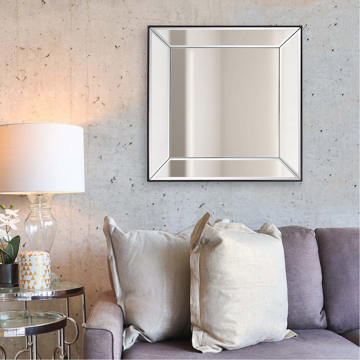 Vogue 30 X 30 inch Mirrored Wall Mirror